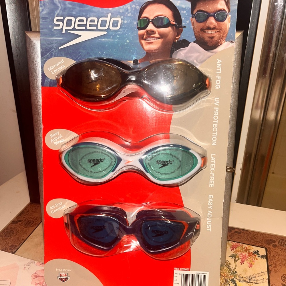 Speedo 3 pack goggles